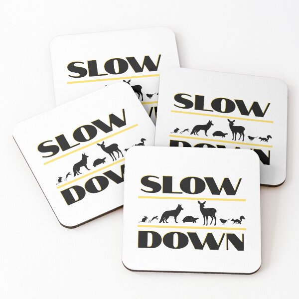 Item preview, Slow Down for Wildlife - Animal Crossing Safety Sign designed and sold by SunandShade.