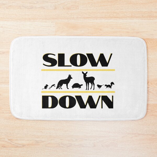 Item preview, Slow Down for Wildlife - Animal Crossing Safety Sign designed and sold by SunandShade.