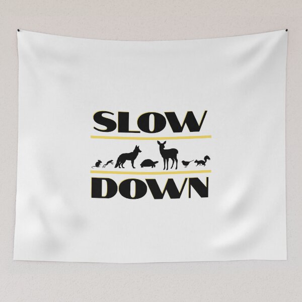 Item preview, Slow Down for Wildlife - Animal Crossing Safety Sign designed and sold by SunandShade.