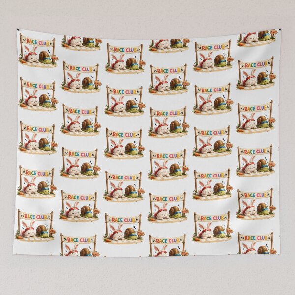 Item preview, Bunny Snail Race Club - Slow and Fast Besties designed and sold by QuirkNest Studio .