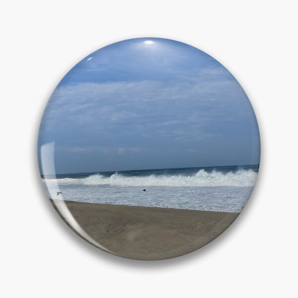 Item preview, Flying seabirds on the wide ocean sandy beach designed and sold by Art of Momenz.