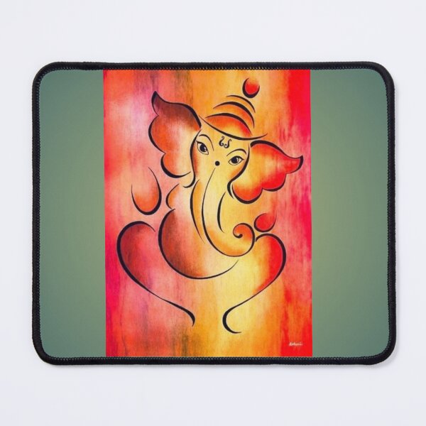 Item preview, Ganesha abstract design designed and sold by Pujakumari1176.