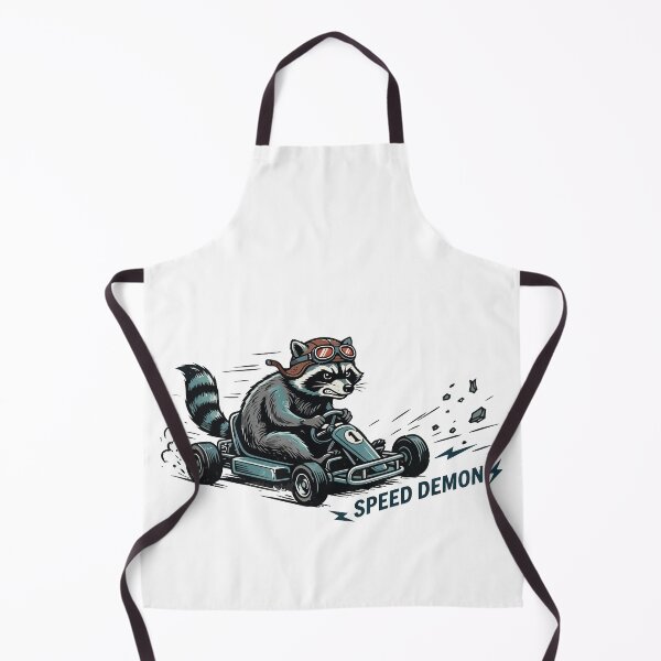 Item preview, Speed Demon Raccoon Go Kart Racer designed and sold by Amir Faysal.