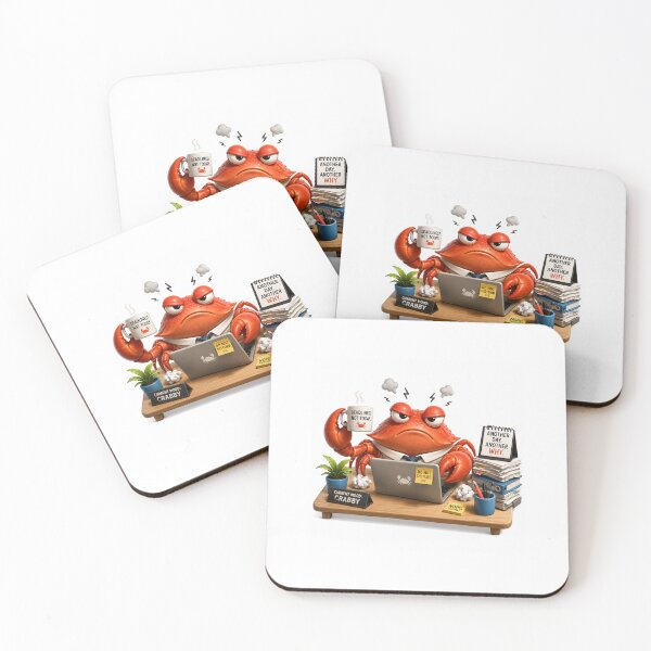 Item preview, Crab Office Mood - Current Mood Crabby designed and sold by QuirkNest Studio .