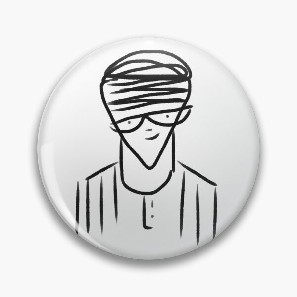 Item preview, Unique People and Facial Expressions. Young boy with triangular face designed and sold by Wiggly Lines.