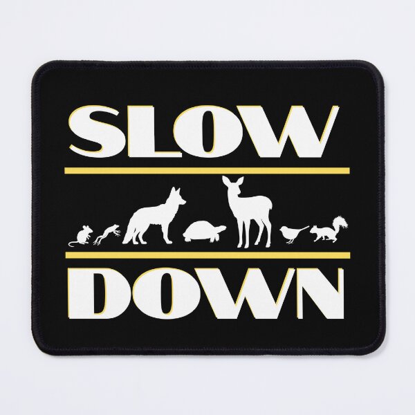 Item preview, Slow Down for Wildlife - Animal Crossing Safety Sign | Light Ink Edition designed and sold by SunandShade.