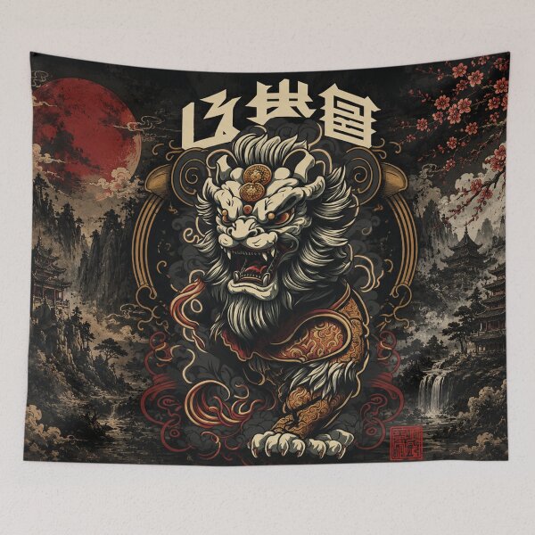 Item preview, Title: Celestial Guardian Lion designed and sold by Fei Long Design Hub.