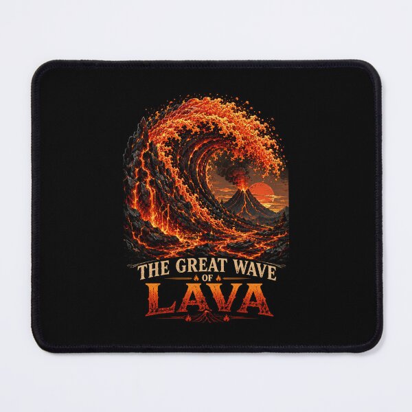 Item preview, The great wave of lava designed and sold by Side Quest Co..