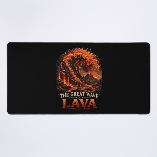 Item preview, The great wave of lava designed and sold by Side Quest Co..