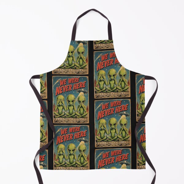 Item preview, Vintage Sci Fi UFO Three Wise Aliens Poster designed and sold by Genius Geek.