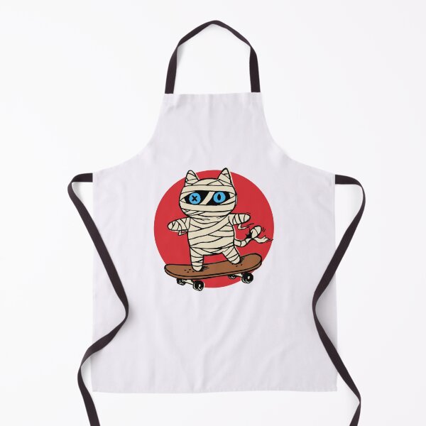 Item preview, Mummy Skateboarding Cat Injured But Still Rolling designed and sold by sXe-art.