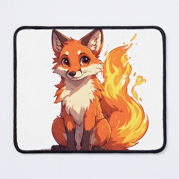 Item preview, Magical Fire Fox – Cute Fantasy Creature Cartoon Illustration designed and sold by Karolina’s Cozy Creations.