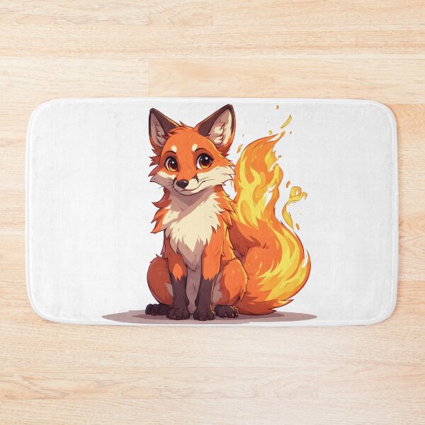Item preview, Magical Fire Fox – Cute Fantasy Creature Cartoon Illustration designed and sold by Karolina’s Cozy Creations.