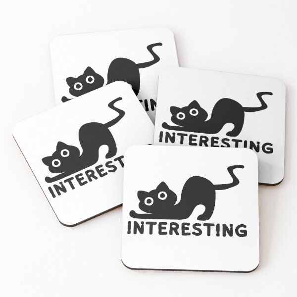 Aperçu de l'œuvre Chat noir intéressant créée et vendue par AdicretorDesign.