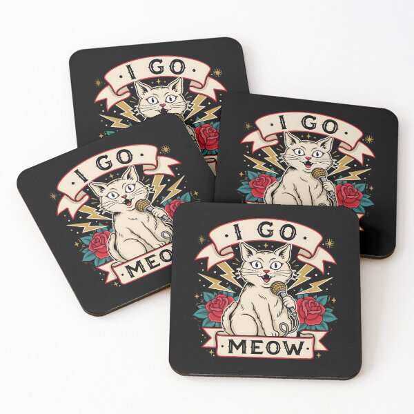 Item preview, I Go Meow Retro Meme Funny Cat Lover with Vintage Style designed and sold by Redgiant87x.