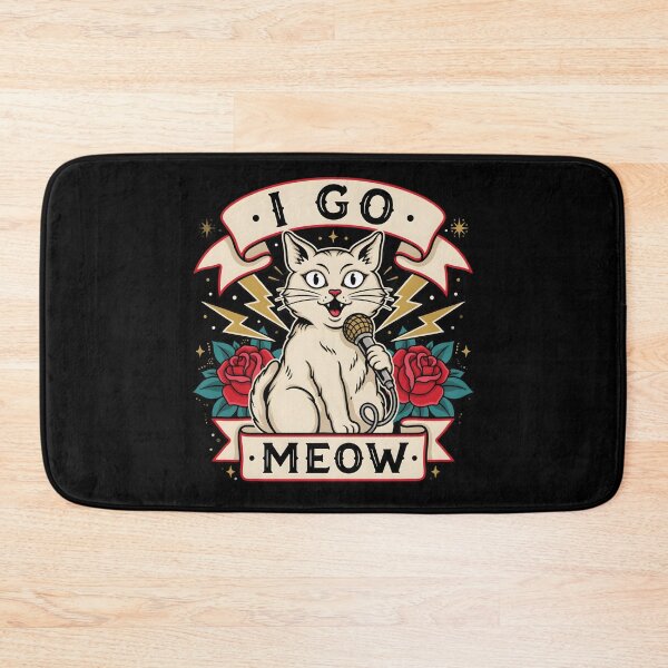 Item preview, I Go Meow Retro Meme Funny Cat Lover with Vintage Style designed and sold by Redgiant87x.