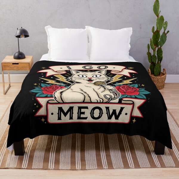 Item preview, I Go Meow Retro Meme Funny Cat Lover with Vintage Style designed and sold by Redgiant87x.