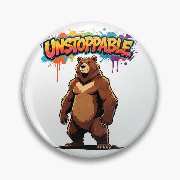 Item preview, Unstoppable Bear Bold Design designed and sold by LINSSEX Style • Urban & Sport Streetwear.