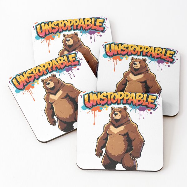 Item preview, Unstoppable Bear Bold Design designed and sold by LINSSEX Style • Urban & Sport Streetwear.