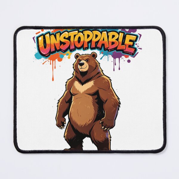 Item preview, Unstoppable Bear Bold Design designed and sold by LINSSEX Style • Urban & Sport Streetwear.