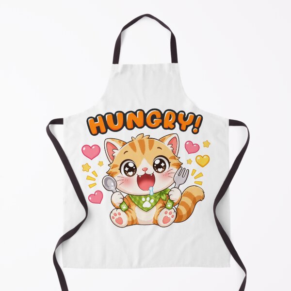 Item preview, Hungry Orange tabby cat Animal Clipart designed and sold by KJackArtwork.