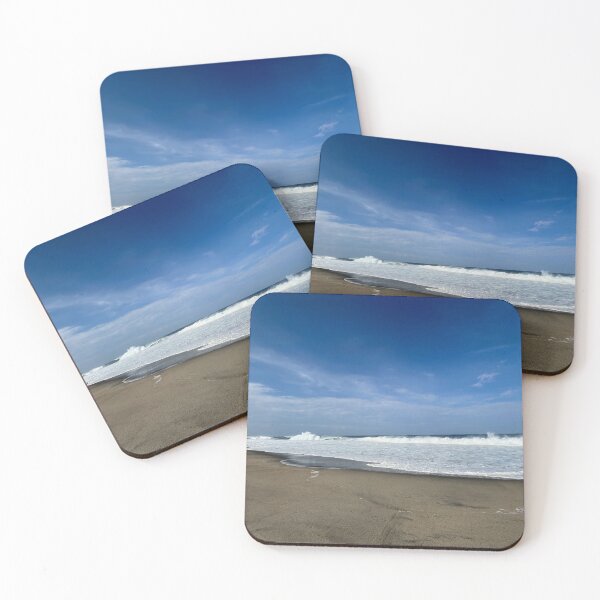 Item preview, Endless ocean coastline with breaking whitecaps designed and sold by Art of Momenz.
