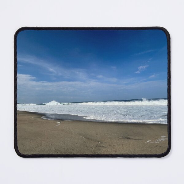 Item preview, Endless ocean coastline with breaking whitecaps designed and sold by Art of Momenz.