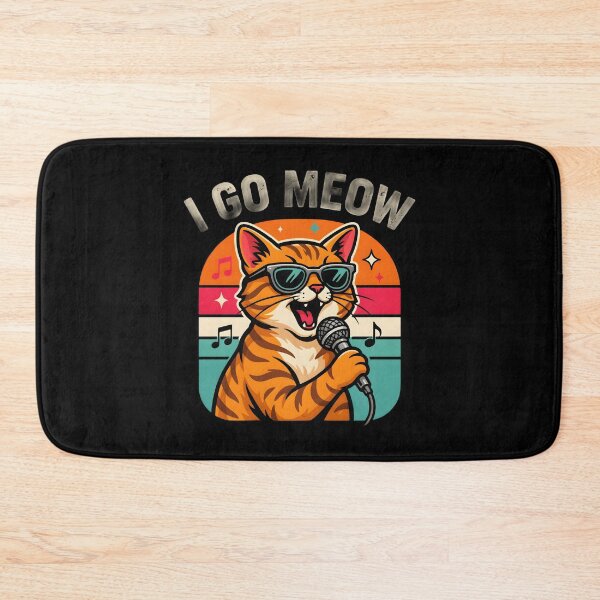 Item preview, I Go Meow Retro Meme Funny Vintage Cat Meme for Cat Lover designed and sold by Redgiant87x.