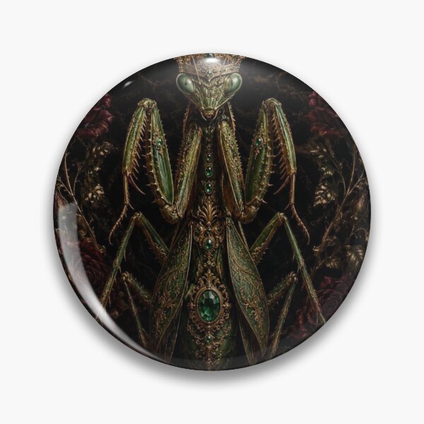 Item preview, Praying Mantis with Black Roses designed and sold by VelarisMoon.
