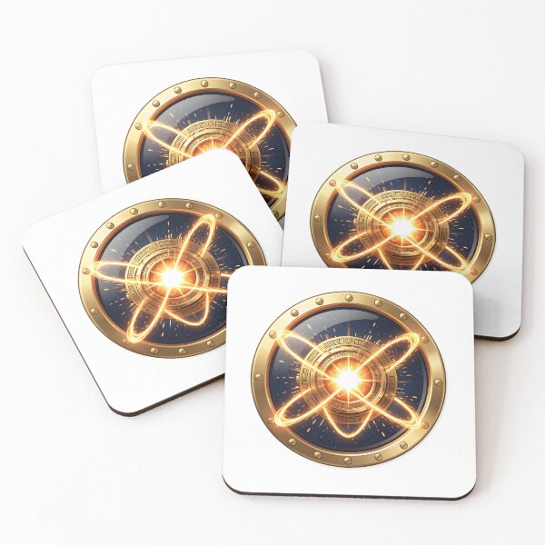 Item preview, Golden Atomic Reactor | Luxury Science Symbol designed and sold by simaso.