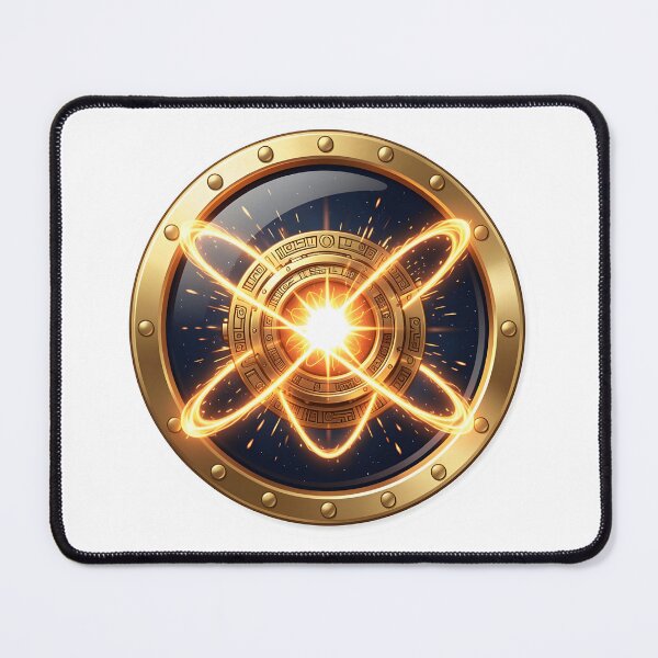 Item preview, Golden Atomic Reactor | Luxury Science Symbol designed and sold by simaso.