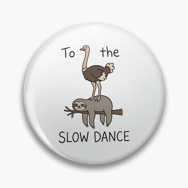 Item preview, Ostrich and Sloth Slow Dance designed and sold by Amir Faysal.