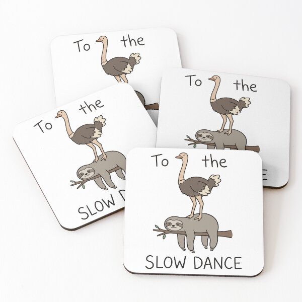 Item preview, Ostrich and Sloth Slow Dance designed and sold by Amir Faysal.