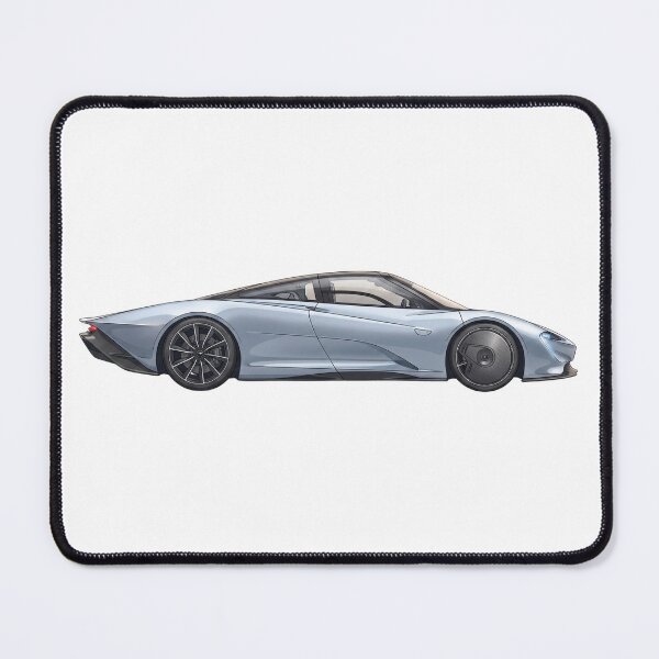 Item preview, Silver Anime Streamlined Hypercar Side View designed and sold by SimplyLovelyLab.
