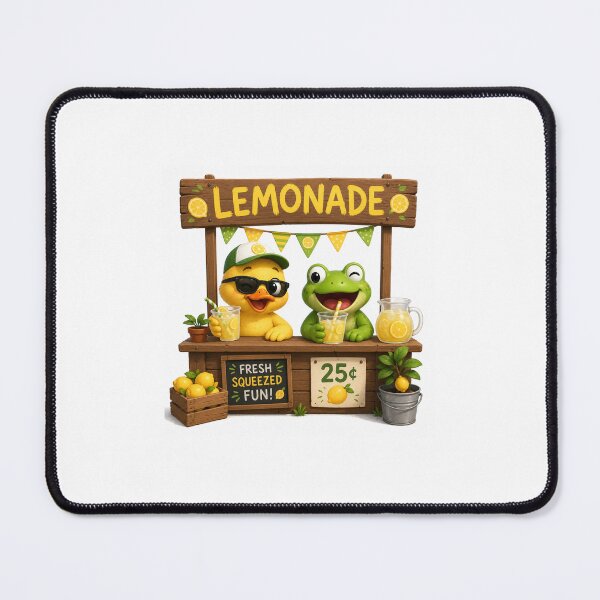 Item preview, Duck Frog Lemonade Stand - Fresh Squeezed Fun designed and sold by QuirkNest Studio .