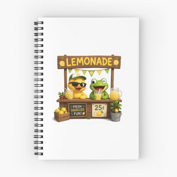 Item preview, Duck Frog Lemonade Stand - Fresh Squeezed Fun designed and sold by QuirkNest Studio .