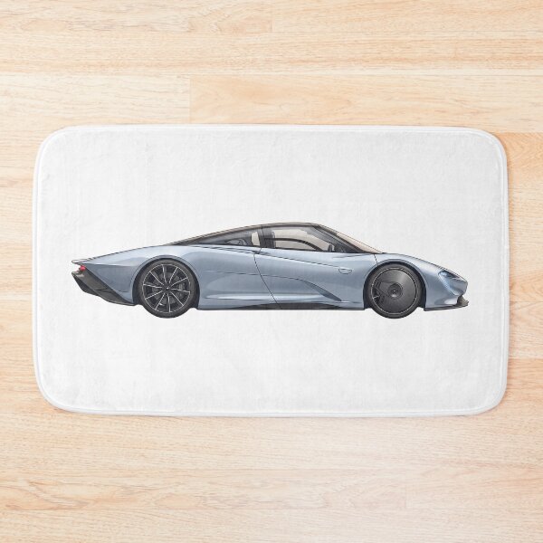 Item preview, Silver Anime Streamlined Hypercar Side View designed and sold by SimplyLovelyLab.