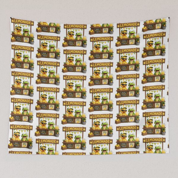 Item preview, Duck Frog Lemonade Stand - Fresh Squeezed Fun designed and sold by QuirkNest Studio .