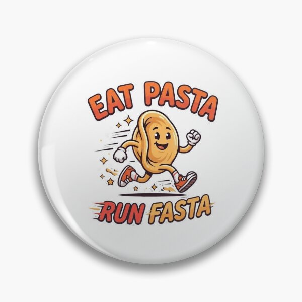 Item preview, Eat Pasta Run Fasta – Funny Running Food Pun designed and sold by SzymonC000zyArt.