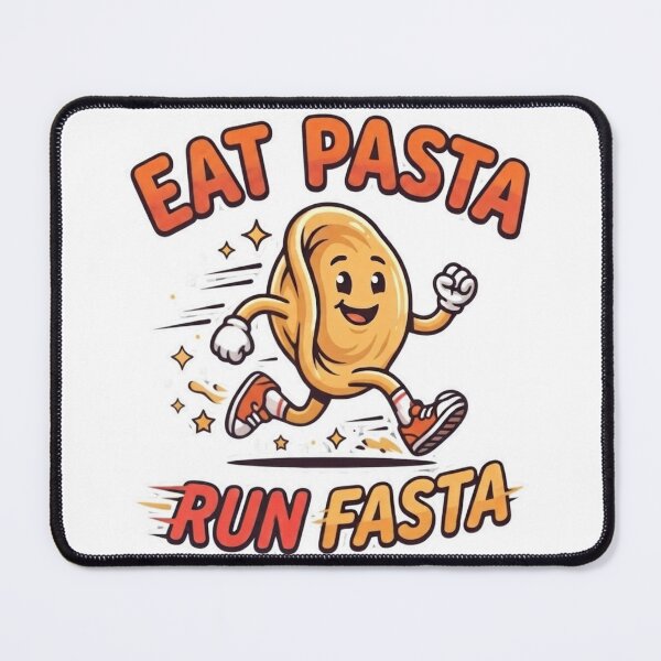 Item preview, Eat Pasta Run Fasta – Funny Running Food Pun designed and sold by SzymonC000zyArt.