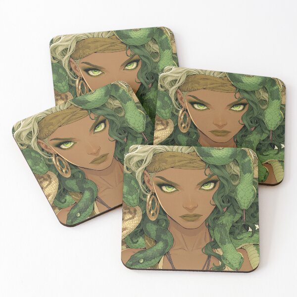 Item preview, Medusa Queen Greek Mythology Fantasy Art designed and sold by MythicMood.