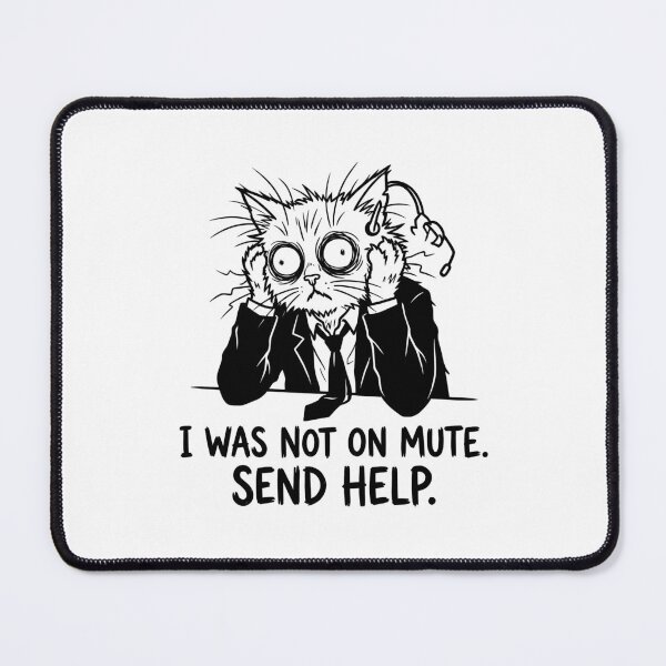 Item preview, Corporate Cat - Zoom Meltdown designed and sold by ricopanda.