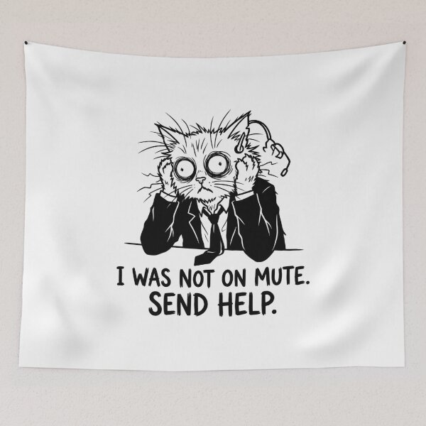 Item preview, Corporate Cat - Zoom Meltdown designed and sold by ricopanda.