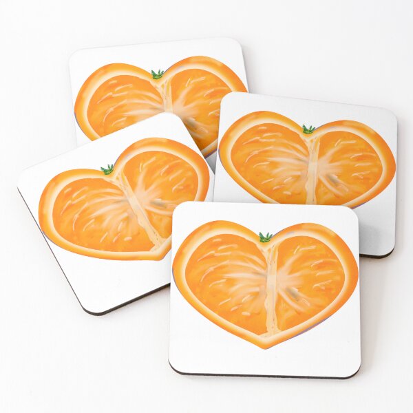 Item preview, Orange Heart designed and sold by ArtHeart Designs.