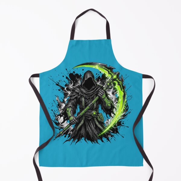 Item preview, Neon Grim Reaper Dark Fantasy Art designed and sold by Utopian-Magic.