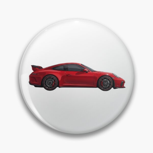 Item preview, Red Anime Classic Sports Car Side View designed and sold by SimplyLovelyLab.