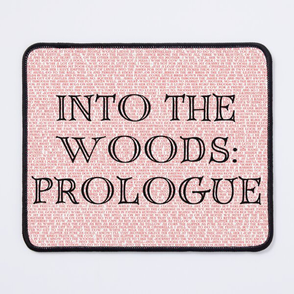 Item preview, Into the woods Lyrics designed and sold by broadwaygirl142.