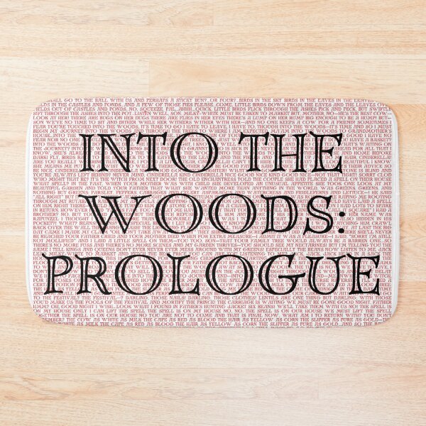 Item preview, Into the woods Lyrics designed and sold by broadwaygirl142.