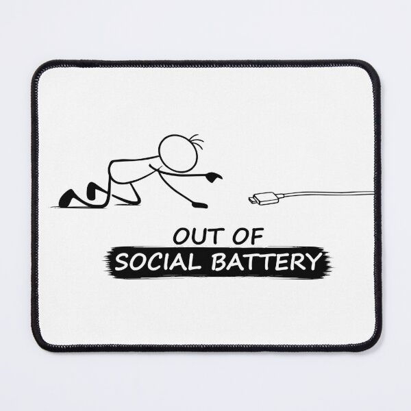 Item preview, Out of Social Battery Recharge Mode designed and sold by Pebl-Co.