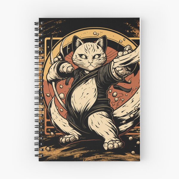 Item preview, Funny Kung Fu Cat designed and sold by Fei Long Design Hub.